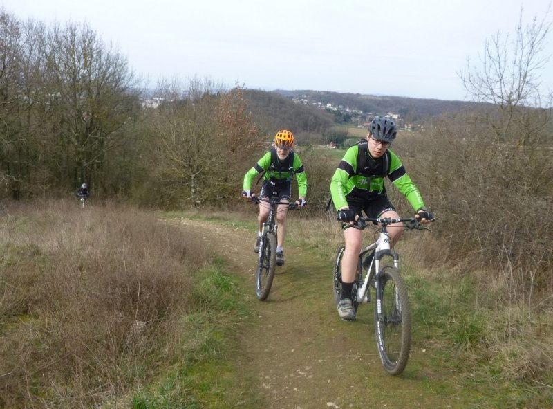 Rando VTT MIRIBEL COTIERE le 12-03-2017